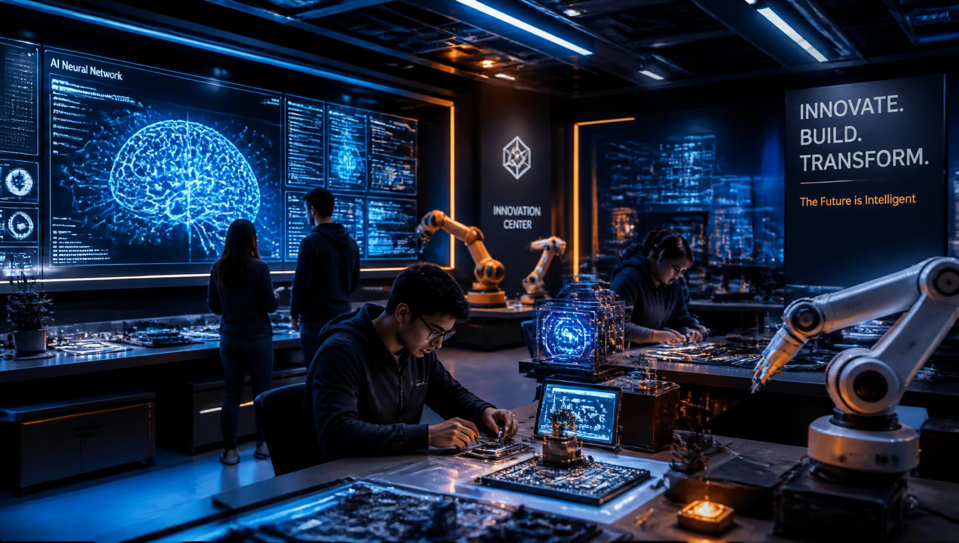 Future-ready innovation center for AI, IoT and embedded systems